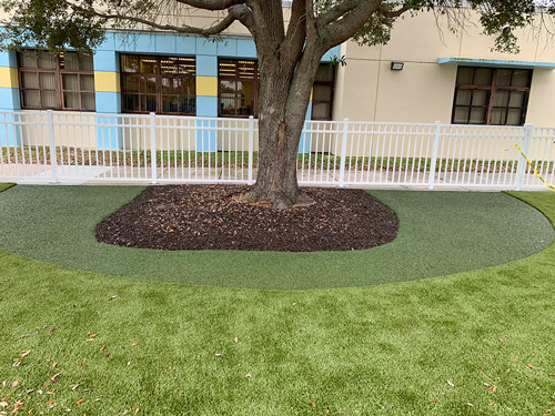 KBI flexi Pave and flexi mulch tree surrounds